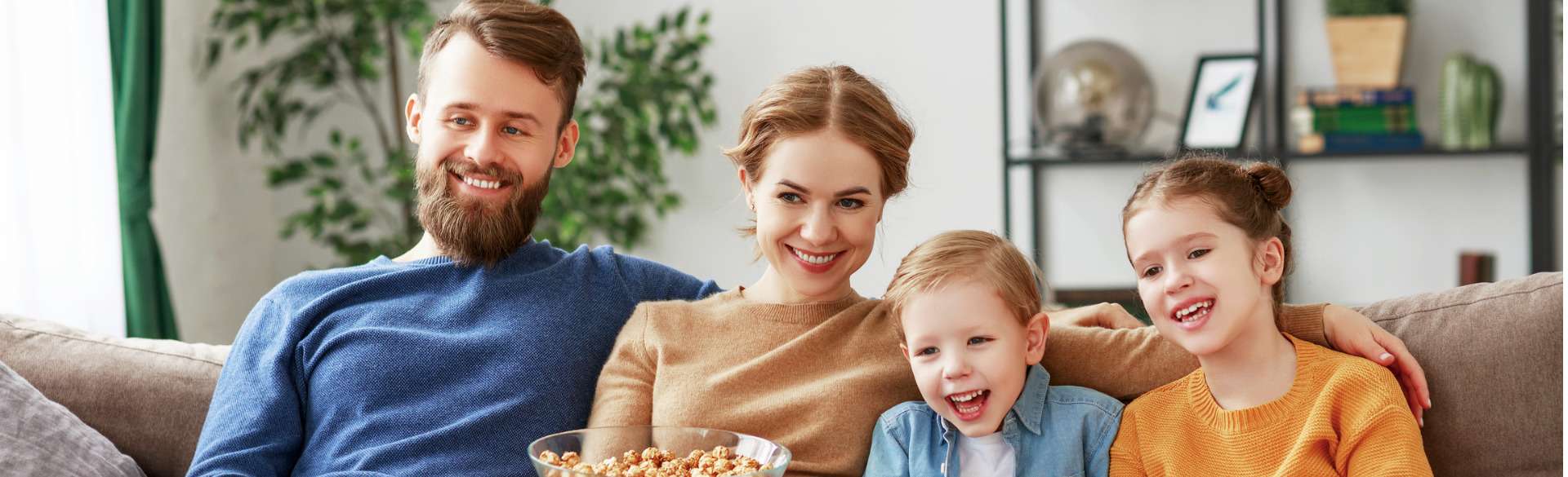 Family Enjoying After Air Conditioning Repair Services